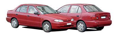 HYUNDAI - ACCENT 4 PORTE - Mod. 01/95 - 01/97