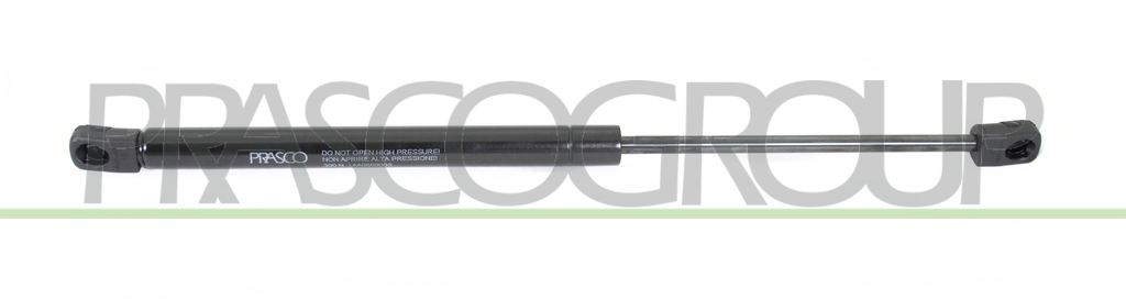 BONNET GAS SPRING RIGHT/LEFT-300 N-L 397 mm-S 157 mm-Ø 18 mm-Ø 8 mm MOD. SEDAN/STATION WAGON
