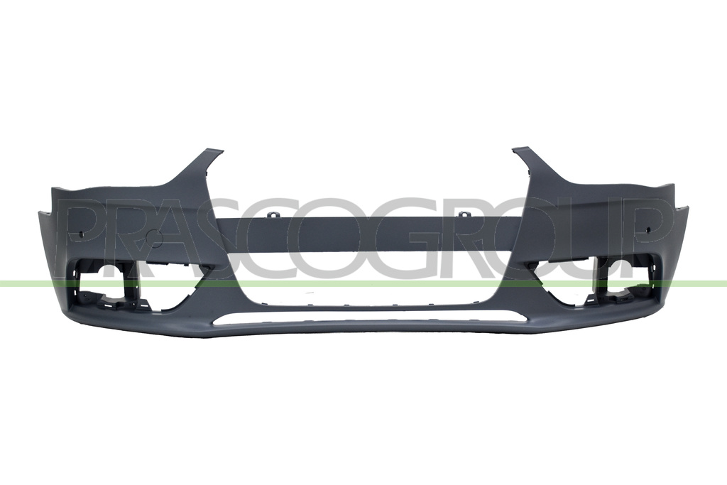 FRONT BUMPER-PRIMED-WITH PDC HOLES+SENSOR HOLDERS-WITH TOW HOOK COVER