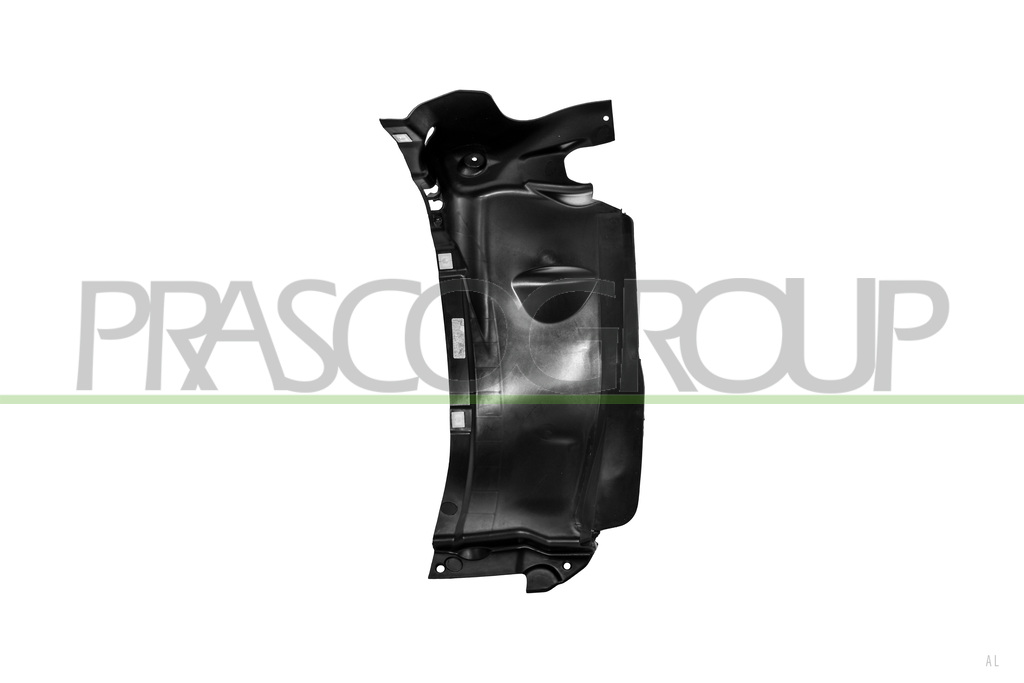 PROTECTOR PASO RUEDA DELANTERO IZQUIERDO-PARTE DELANTERA-MOLDEADO POR INYECCION