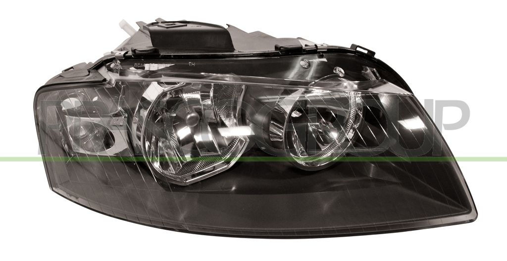 HEADLAMP RIGHT H7+H7 ELECTRIC-WITH MOTOR