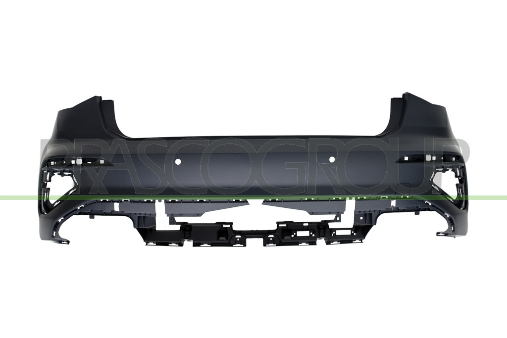 REAR BUMPER-PRIMED-WITH HOLES FOR PARK ASSIST AND PDC+SENSOR HOLDERS