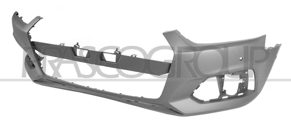 PARACHOQUES DELANTERO-IMPRIMADO-CON TAPAGANCHO-CON AGUJEROS SENSORES APARCAMIENTO Y ASISTENTE+SOPORTES