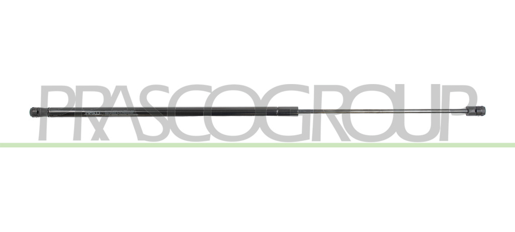 RIGHT BONNET GAS SPRING - 210 N - L 740 mm - S 280 mm - Ø 18 mm - Ø 8 mm