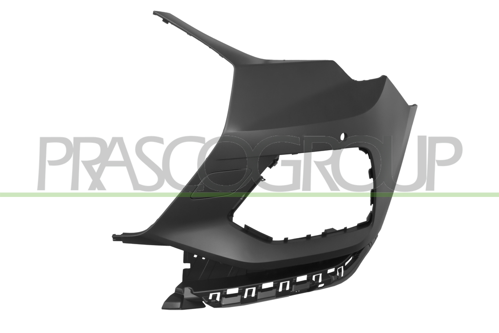 FRONT BUMPER LEFT-BLACK-SMOOTH TO BE PRIMED-WITH PDC HOLE+SENSOR HOLDER