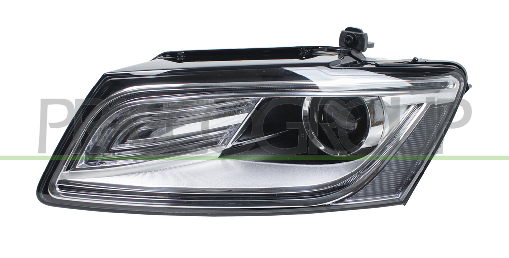 OPTICA IZUQIERDA XENON D3S+H7 ELECTRICA-CON MOTOR-CON LUZ-LED-CROMADA
