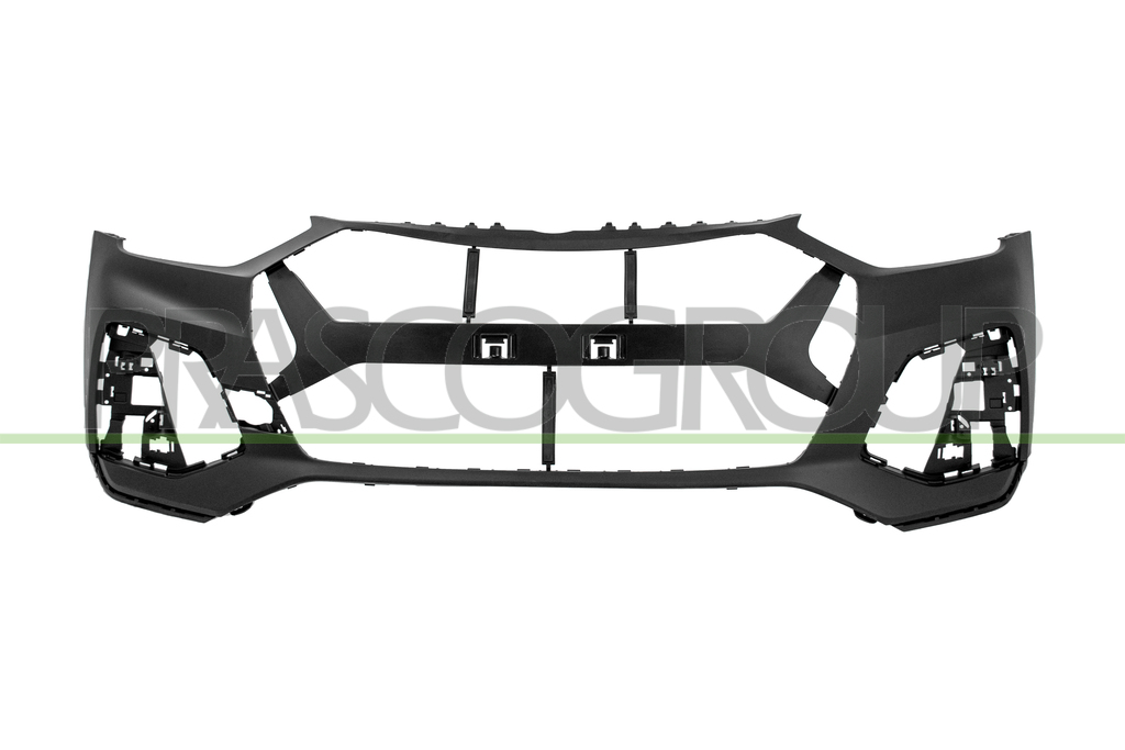 FRONT BUMPER-PRIMED-WITH HEADLAMP WASHER AND PARK ASSIST CUTTING MARKS