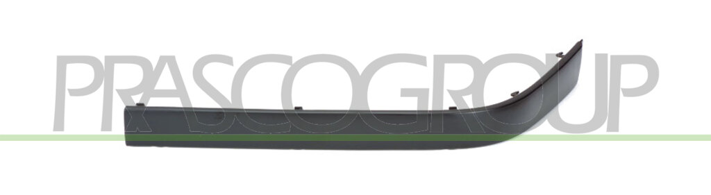 FRONT BUMPER MOLDING LEFT-BLACK MOD. > 09/93