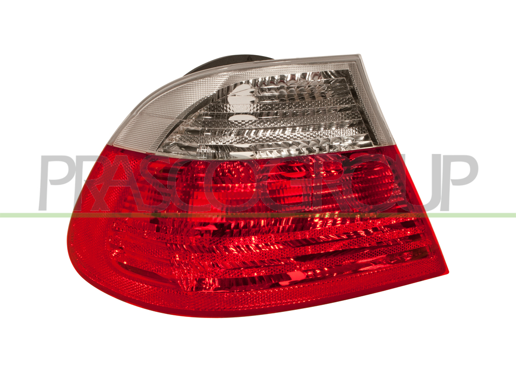 TAIL LAMP LEFT-OUTER-WITHOUT BULB HOLDER RED/CLEAR MOD. COUPE'