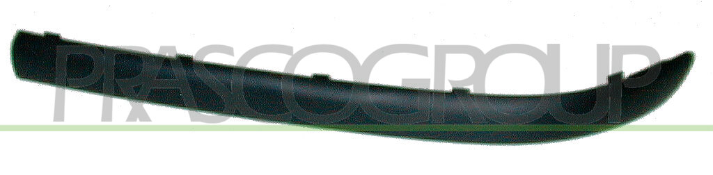 FRONT BUMPER MOLDING-RIGHT-BLACK