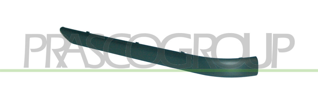 REAR BUMPER MOLDING LEFT-BLACK-TEXTURED FINISH