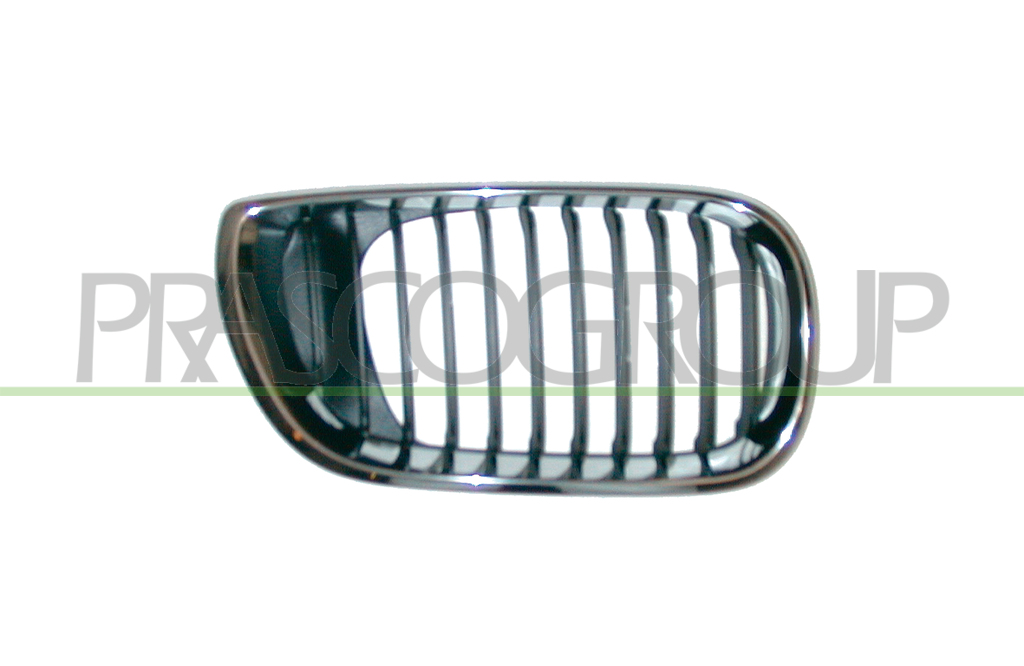 RADIATOR GRILLE RIGHT-CHROME-BLACK
