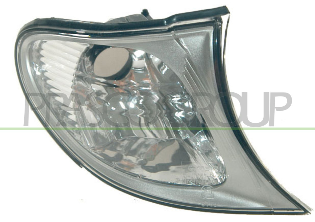 FRONT INDICATOR RIGHT-CLEAR-WITHOUT BULB HOLDER-WITH CHROME RIM