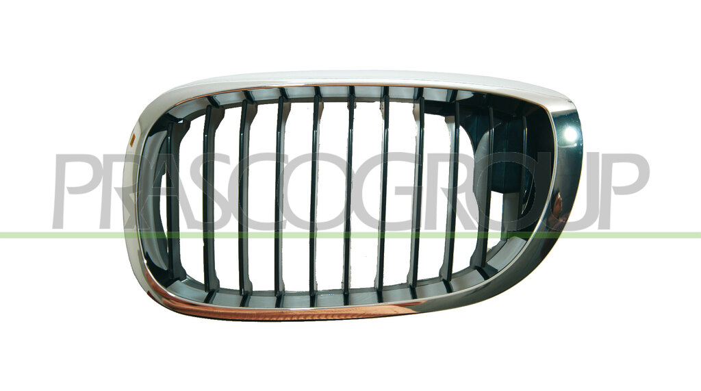 RADIATOR GRILLE LEFT-CHROME-BLACK