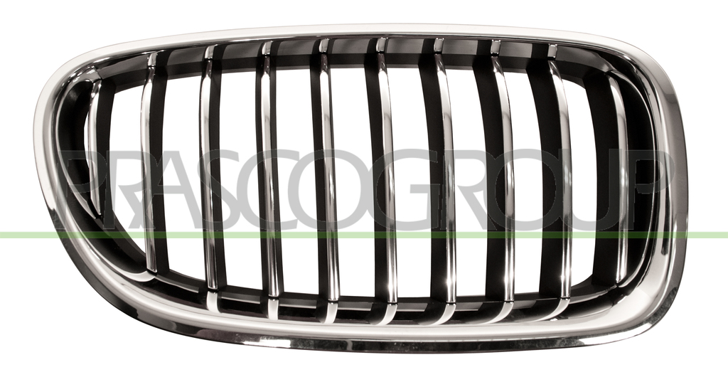 GRILLE CALANDRE DROITE CHROMEE-CHROMEE/NOIRE- MOD. LUXURY LINE - BASIS