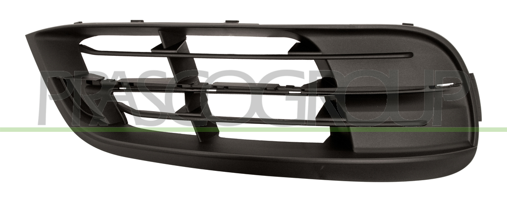 GRILLE DROITE DE PARE-CHOCS-NOIRE-SANS SIEGES AB-AVEC TROUS MOULURE