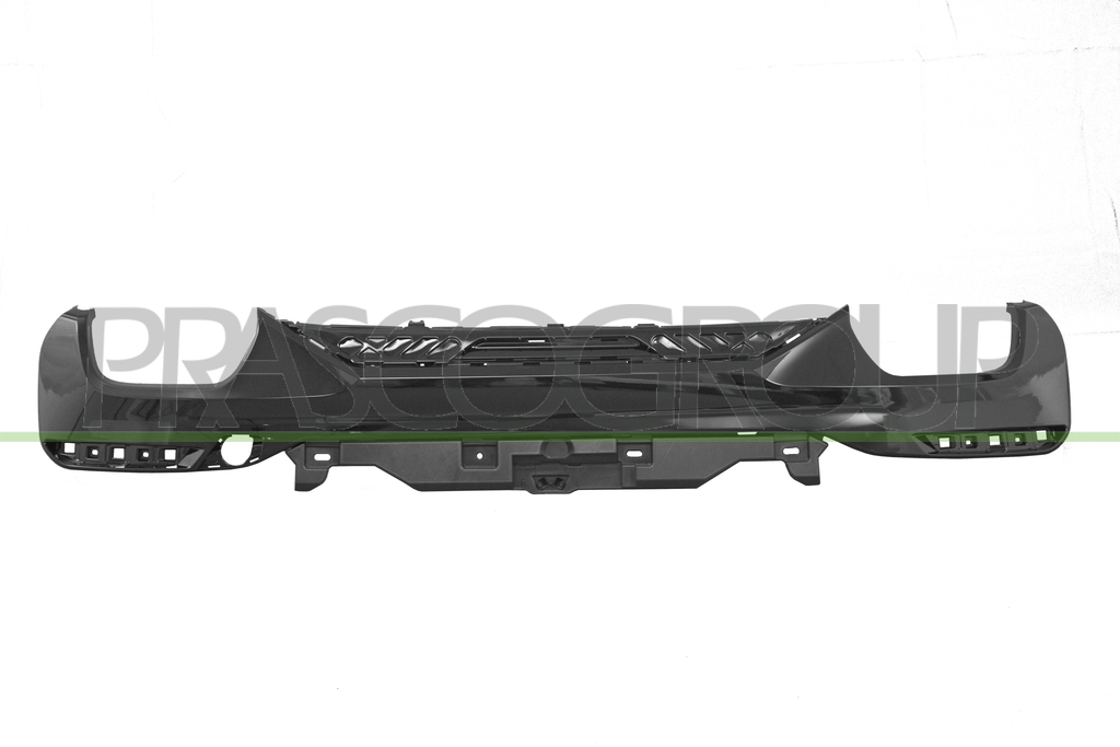 SPOILER PARACHOQUES TRASERO-NEGRO BRILLANTE CON TAPAGANCHO MOD. 550 M PERFORMANCE