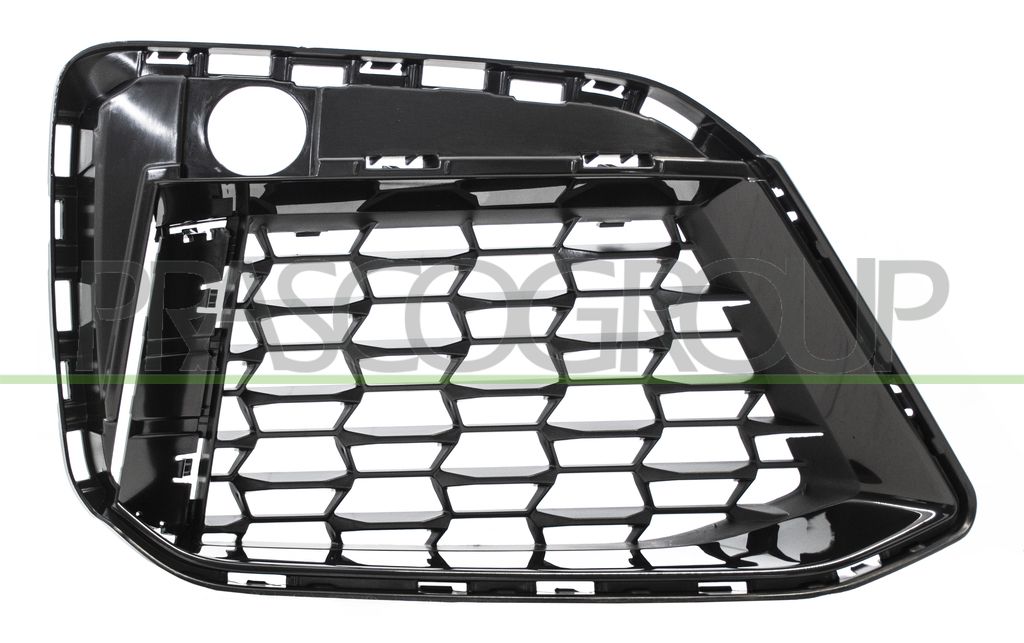 REJILLA DERECHA PARACHOQUES-NEGRO BRILLANTE MOD. M550
