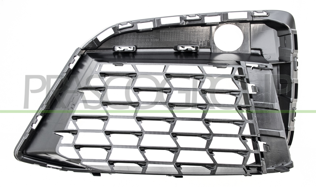 REJILLA DERECHA PARACHOQUES-NEGRO BRILLANTE MOD. M550