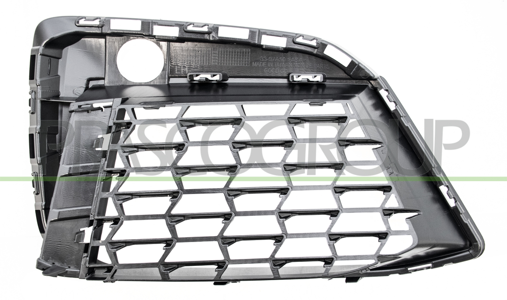 REJILLA IZQUIERDA PARACHOQUES-NEGRO BRILLANTE MOD. M550
