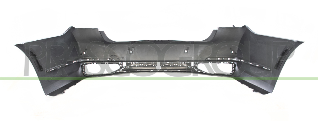 REAR BUMPER-PRIMED-WITH PDC+SENSOR HOLDERS-WITH SENSOR CUTTING MARKS FOR PARK ASSIST