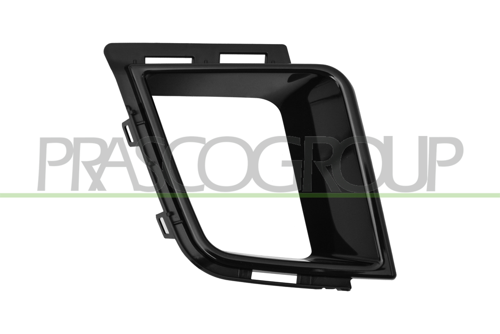 FRONT BUMPER GRILLE-CENTRE-RIGHT SIDE-BLACK-GLOSSY
