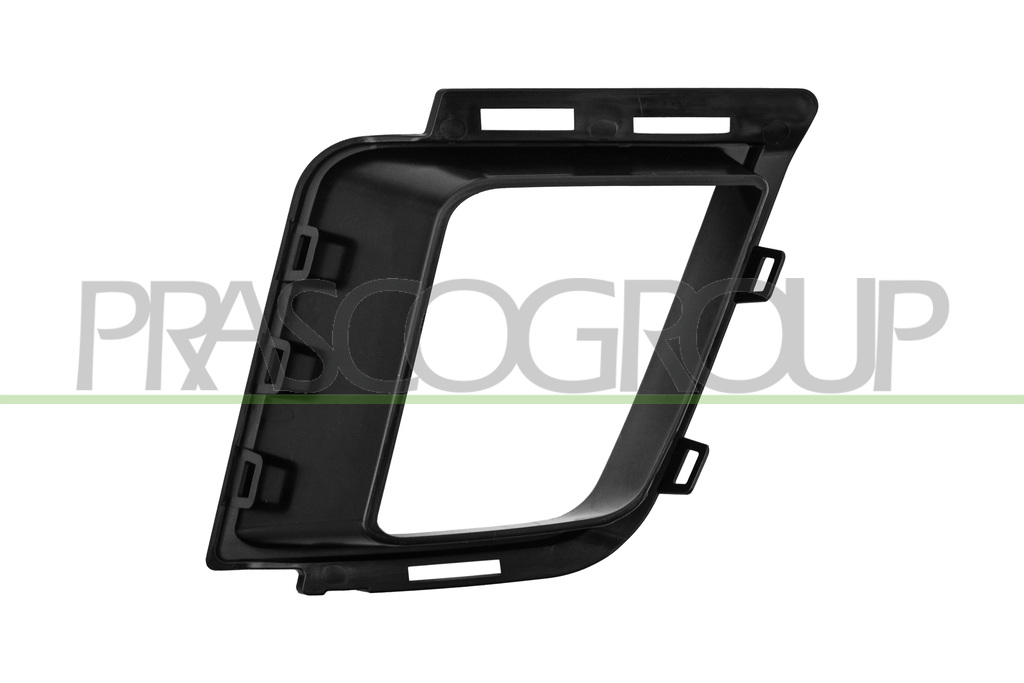 FRONT BUMPER GRILLE-CENTRE-RIGHT SIDE-BLACK-GLOSSY