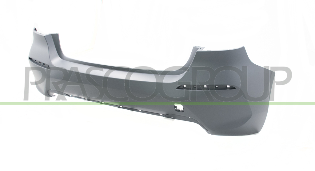 STOSSTANGE HINTEN-GRUNDIERT-MIT SCHNITTZEICHEN FUER PDC UND FUER EINPARKHILFE MOD. SPORT