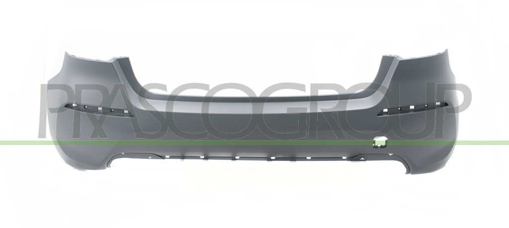 STOSSTANGE HINTEN-GRUNDIERT-MIT SCHNITTZEICHEN FUER PDC UND FUER EINPARKHILFE MOD. SPORT