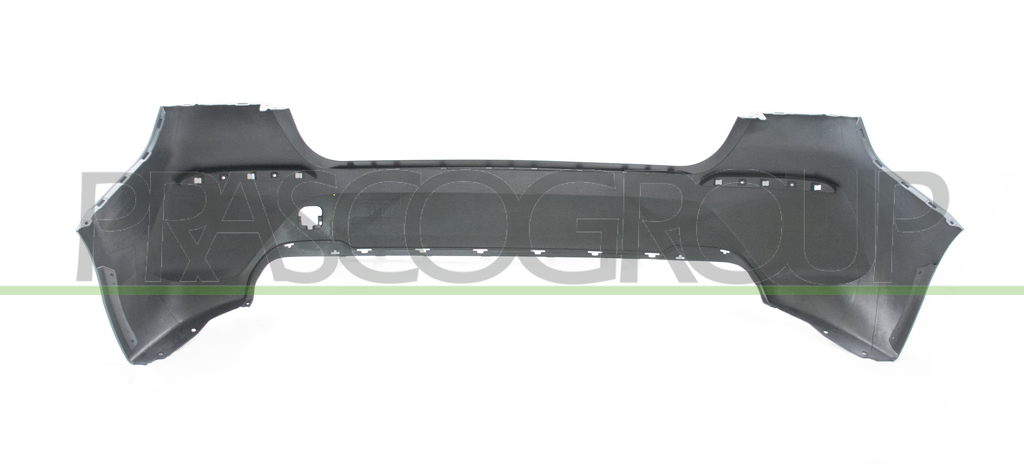 STOSSTANGE HINTEN-GRUNDIERT-MIT SCHNITTZEICHEN FUER PDC UND FUER EINPARKHILFE MOD. SPORT