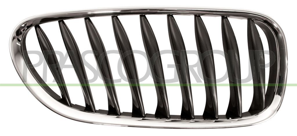 RADIATOR GRILLE RIGHT-CHROME-BLACK