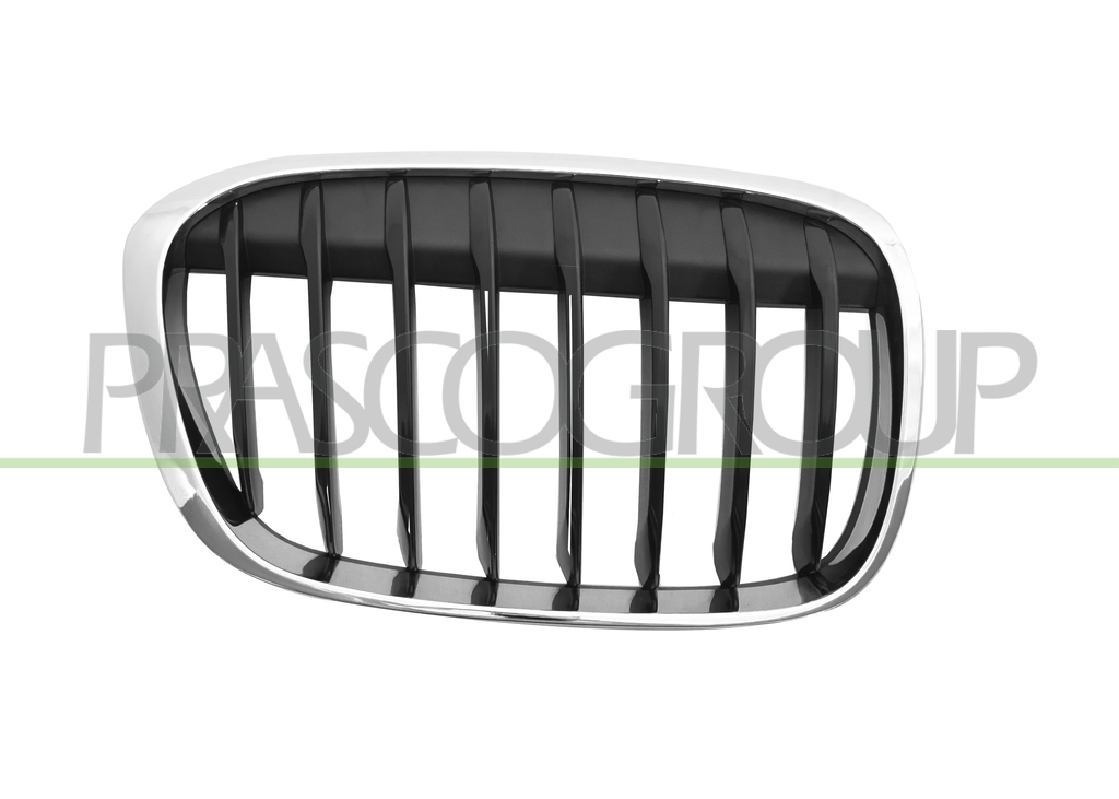 RADIATOR GRILLE RIGHT-CHROME-CHROME/BLACK