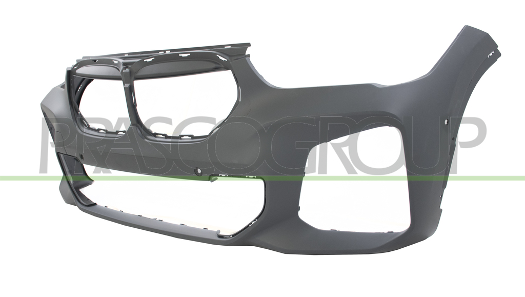 FRONT BUMPER PRIMED-WITH PDC AND PARK ASSIST+SENSOR HOLDERS-WITH CUTTING MARKS FOR HEADLAMP WASHERS