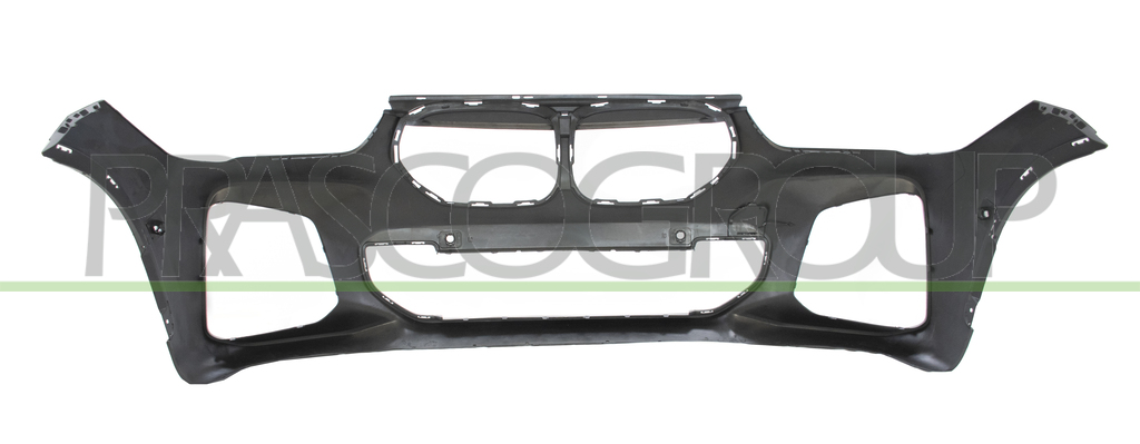 FRONT BUMPER PRIMED-WITH PDC AND PARK ASSIST+SENSOR HOLDERS-WITH CUTTING MARKS FOR HEADLAMP WASHERS