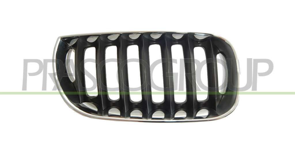 RADIATOR GRILLE RIGHT-CHROME-BLACK