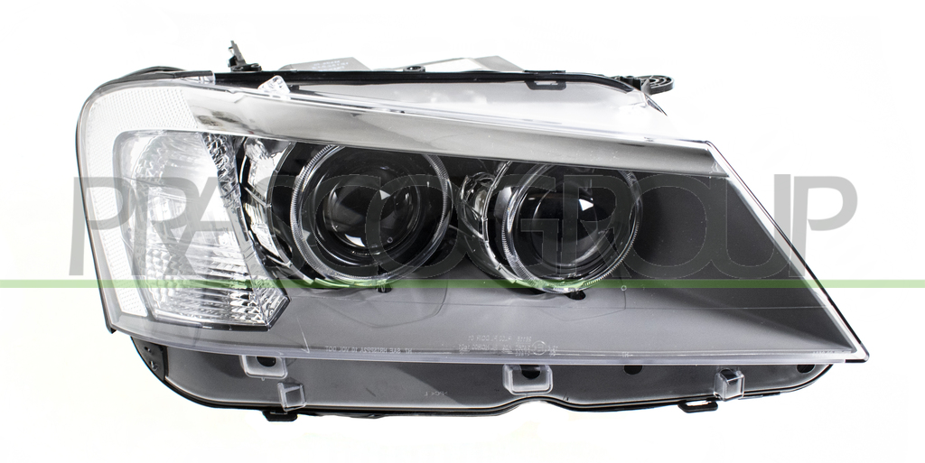SCHEINWERFER RECHTS-XENON/D1S-H7+H7-MIT LWR-MIT MOTOR-SCHWARZ-LED