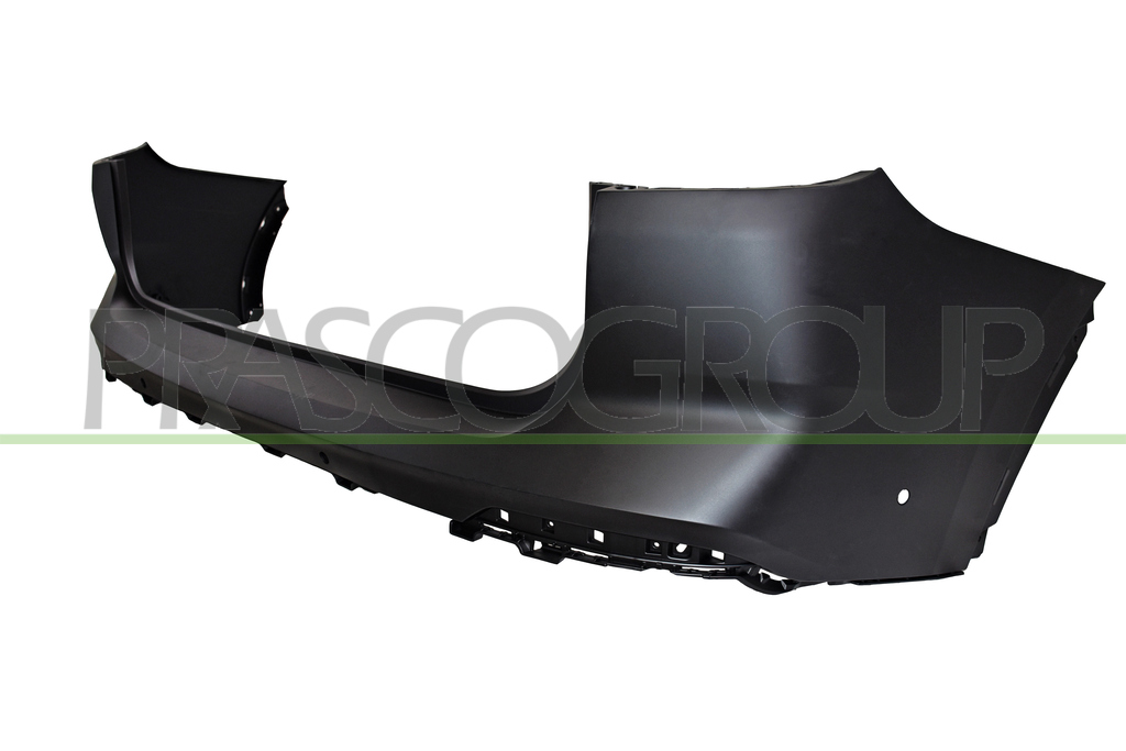 REAR BUMPER-UPPER-PRIMED-WITH PDC HOLES+SENSOR HOLDERS-WITH PARK ASSIST HOLES+SENSOR HOLDERS