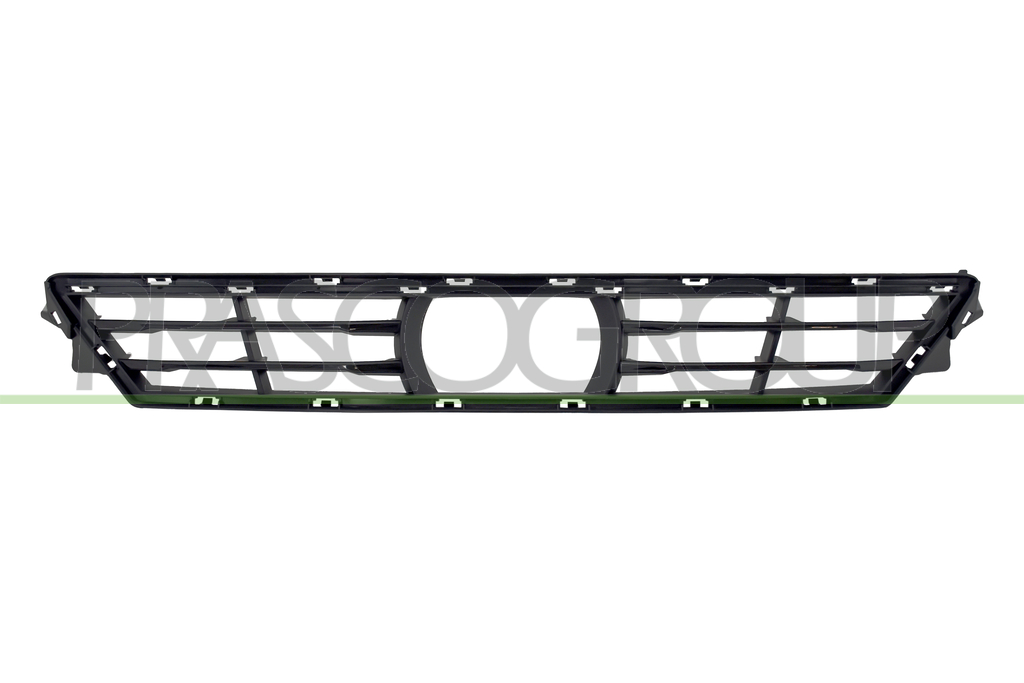 GRILLE CENTRALE DE PARE-CHOCS-AVANT-INFERIEURE-NOIRE-BRILLANTE-POUR REGULATEUR DE VITESSE