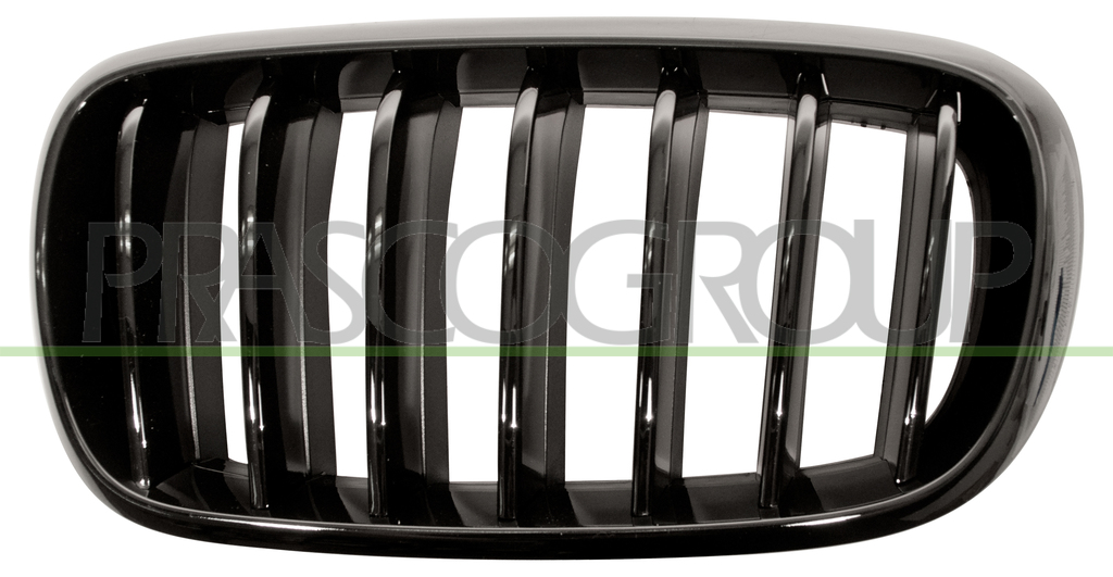 GRILLE CALANDRE GAUCHE NOIRE BRILLANT