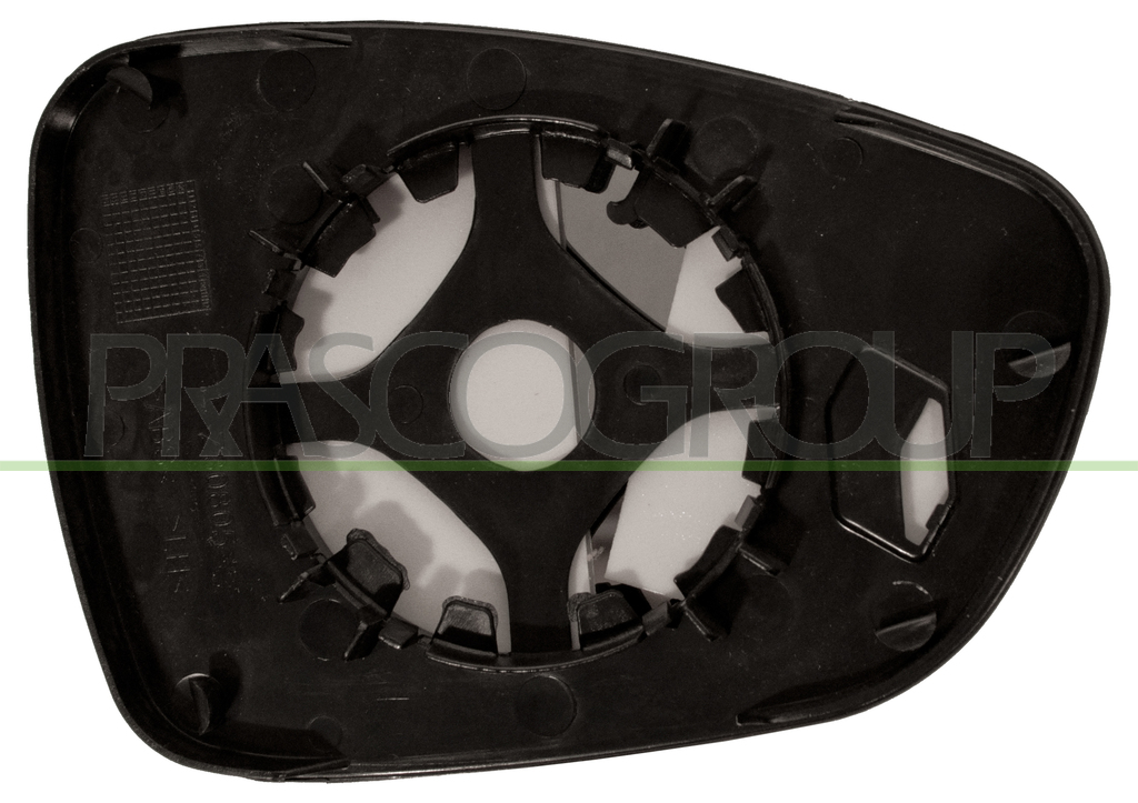 VERRE DE RETROVISEUR GAUCHE CONVEX/CHROME'