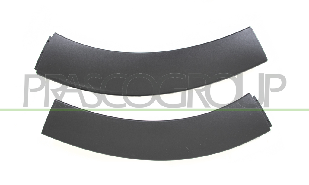 KIT PARTE ANTERIORE PARAFANGHINI ANTERIORI-NERI-GOFFRATI-CON TRACE PARK ASSIST-2 PEZZI.-(DESTRO+SINISTRO)