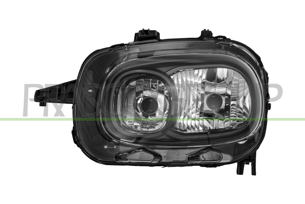 HEADLAMP LEFT H7+H7+H7-ELECTRIC-WITH MOTOR