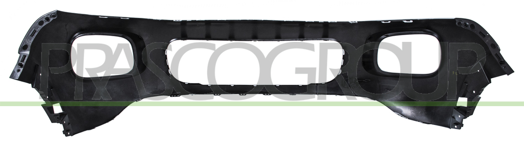 FRONT BUMPER-PRIMED-WITH TOW HOOK COVER-WITH CUTTING MARKS FOR PDC