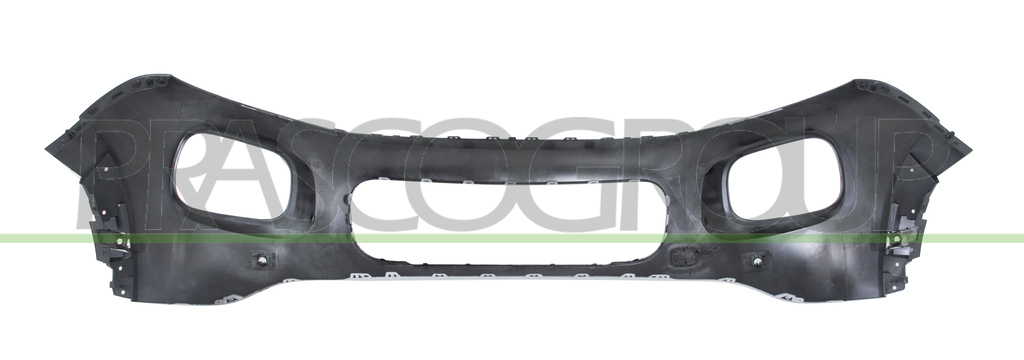 FRONT BUMPER-PRIMED-WITH PDC-WITH PARK ASSIST HOLES+SENSOR HOLDERS-WITH TOW HOOK COVER