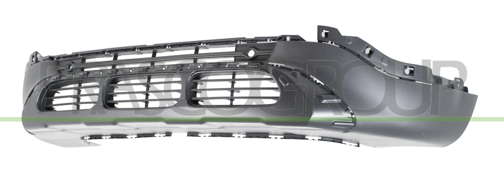 FRONT BUMPER SPOILER-BLACK-TEXTURED FINISH-WITH MOLDING HOLES-WITH HOLES FOR PDC+SENSOR HOLDERS