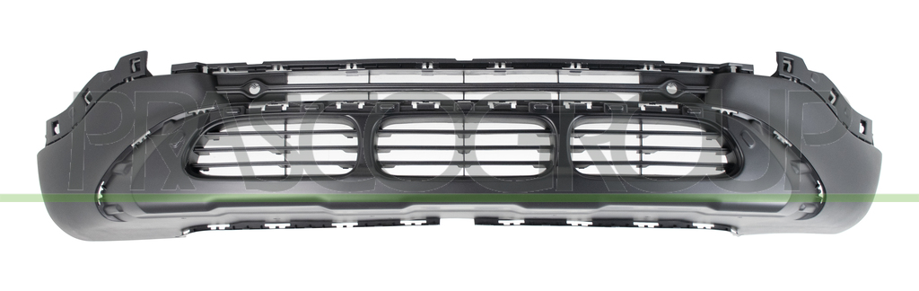 FRONT BUMPER SPOILER-BLACK-TEXTURED FINISH-WITH MOLDING HOLES-WITH HOLES FOR PDC+SENSOR HOLDERS