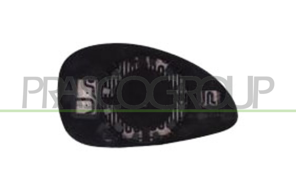 MIRROR GLASS BASE LEFT-CONVEX