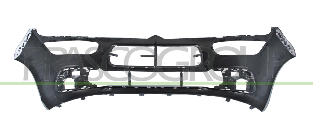 FRONT BUMPER-PRIMED-WITH TOW HOOK COVER-WITH CUTTING MARKS FOR PARK ASSIST