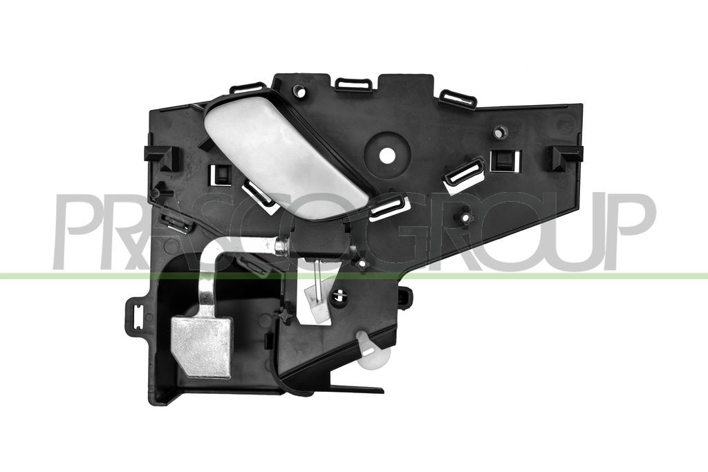 REAR DOOR HANDLE RIGHT-INNER-WITH CHROME LEVER-BLACK HOUSING