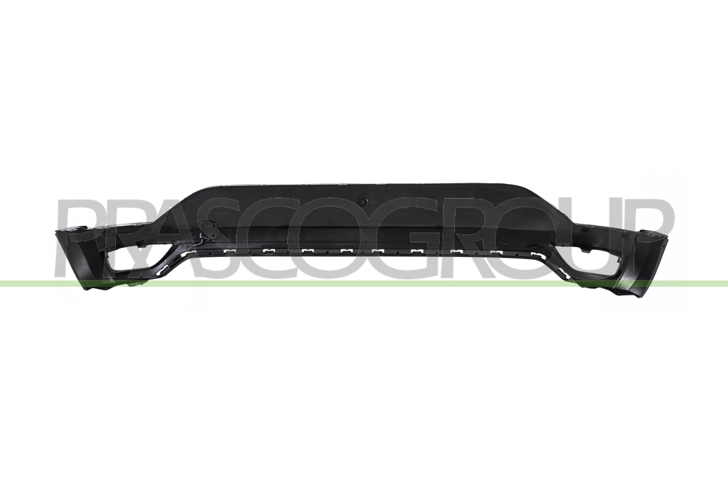 REAR BUMPER-LOWER-BLACK-TEXTURED FINISH-WITH CUTTING MARKS FOR PDC AND PARK ASSIST-WITH TOW HOOK COVER